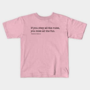 Hepburn Quote Kids T-Shirt